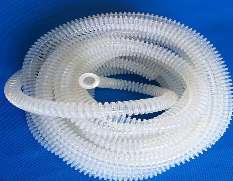 呼吸机硅胶螺纹管